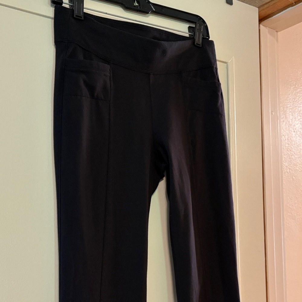 Athleta Black Straight-Leg Pants